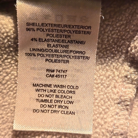 Natural Reflections Jacket Ivory Full Zip Fur-lined Drawstring Hood Women Medium - Picture 9 of 15